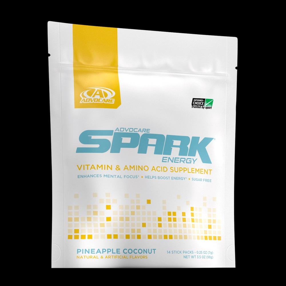Advocare Spark Pineapple Coconut 14 stick pack